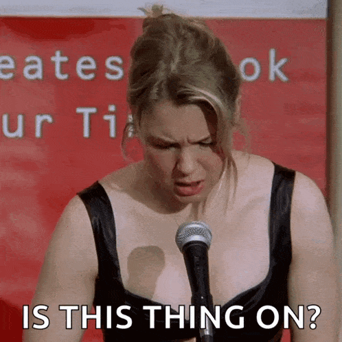 Renee Zellweger as Bridget Jones: Is This Thing On?